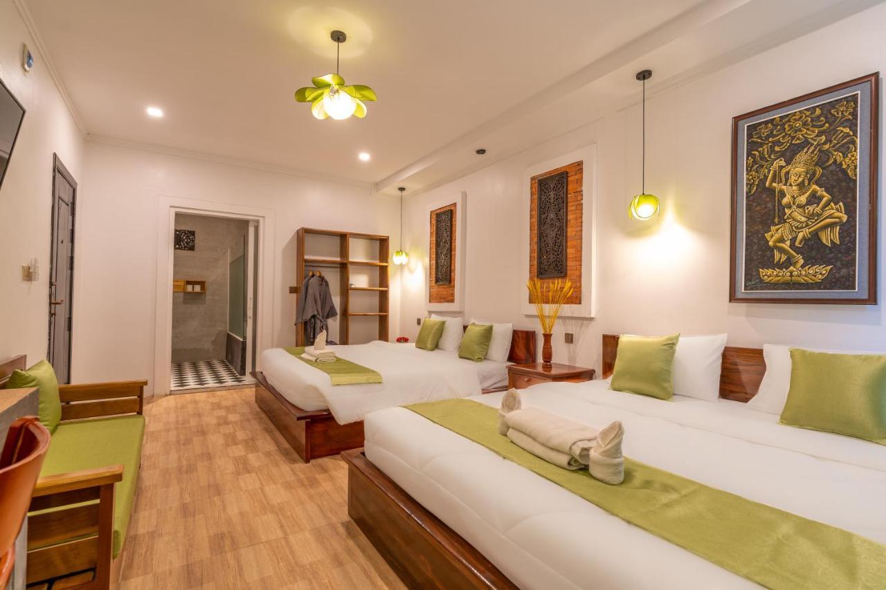 לינה וארוחת בוקר סיאם ריפ Angkor Rithy Boutiquese מראה חיצוני תמונה