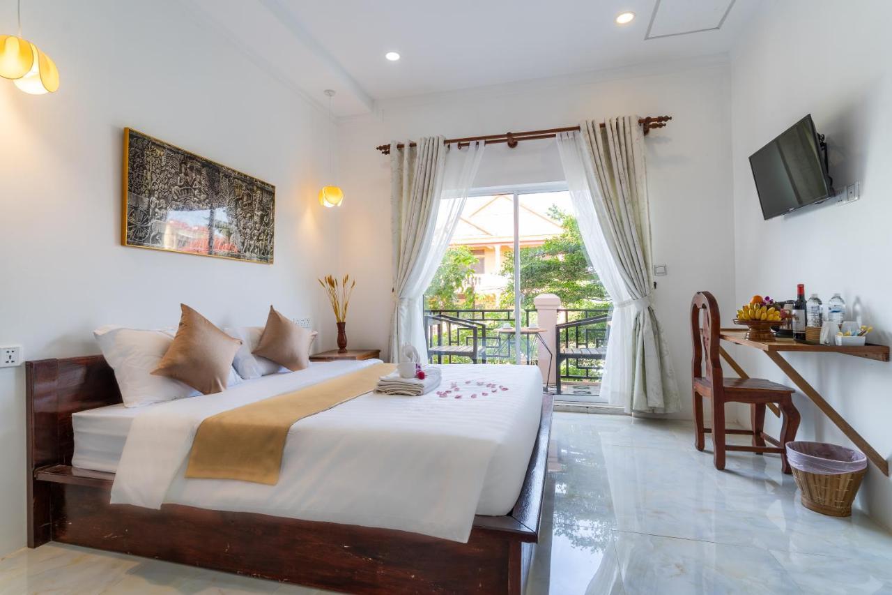 לינה וארוחת בוקר סיאם ריפ Angkor Rithy Boutiquese מראה חיצוני תמונה