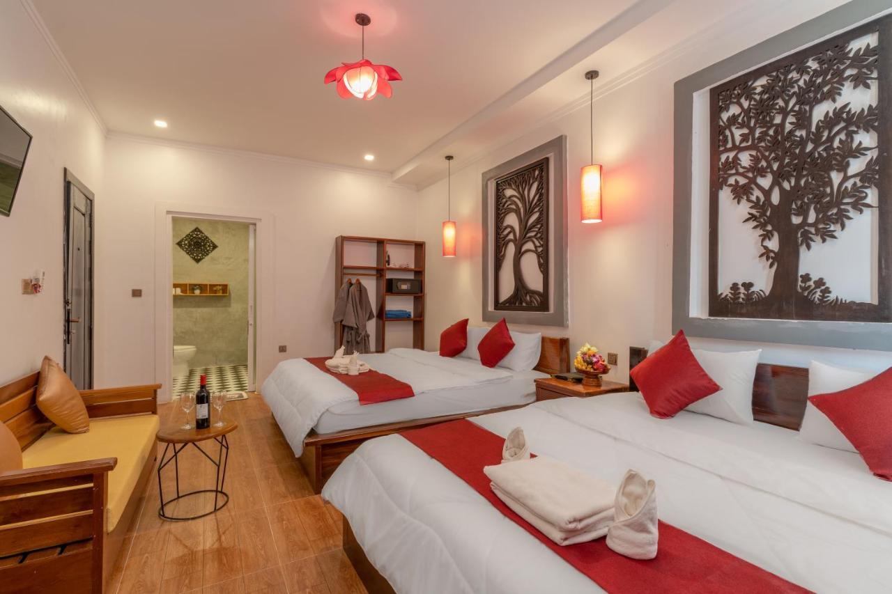 לינה וארוחת בוקר סיאם ריפ Angkor Rithy Boutiquese מראה חיצוני תמונה