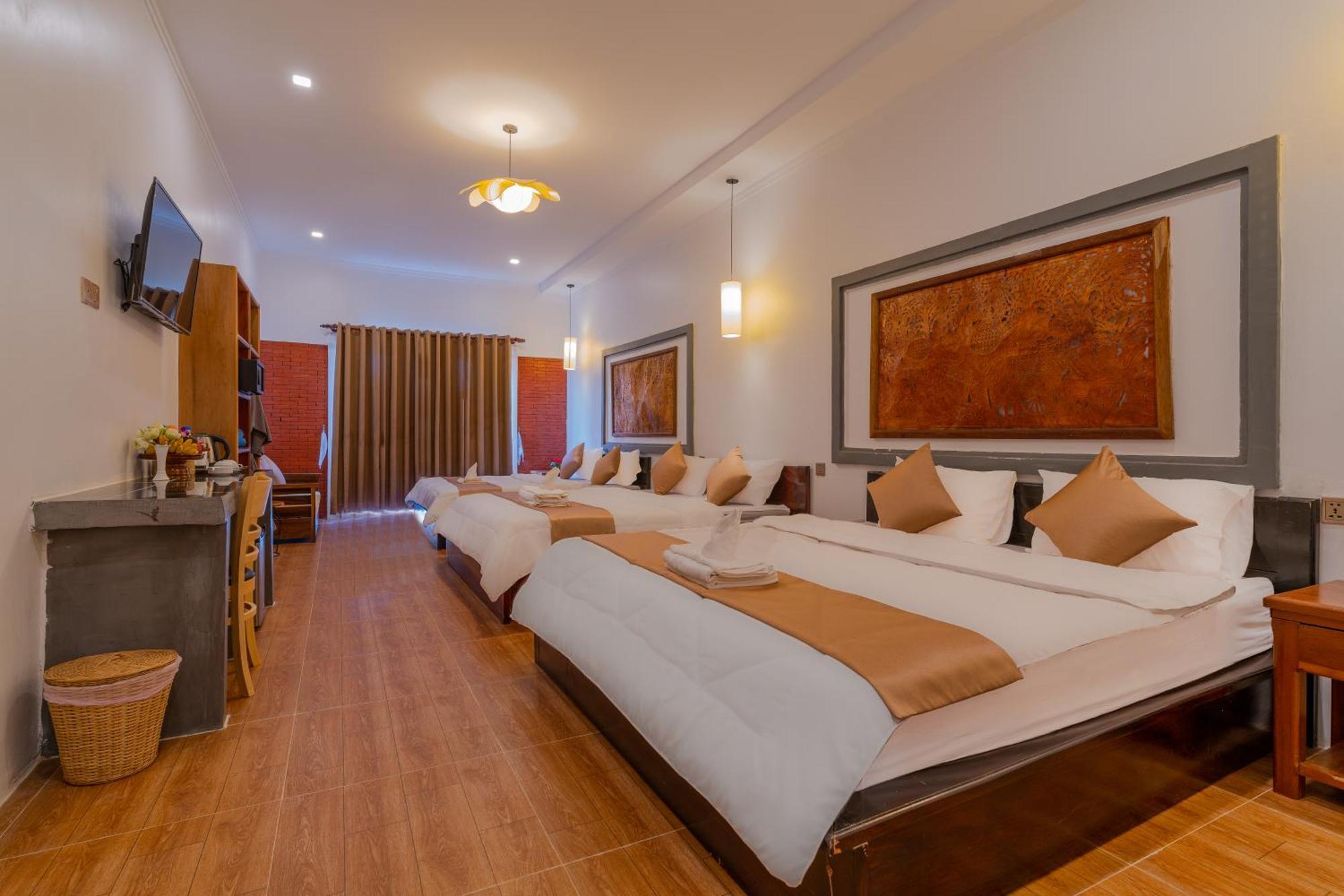 לינה וארוחת בוקר סיאם ריפ Angkor Rithy Boutiquese מראה חיצוני תמונה