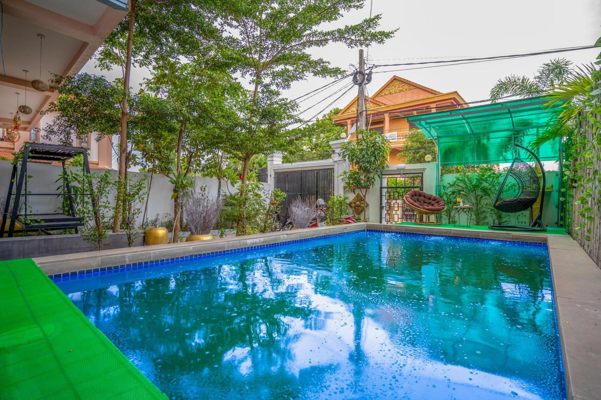 לינה וארוחת בוקר סיאם ריפ Angkor Rithy Boutiquese מראה חיצוני תמונה