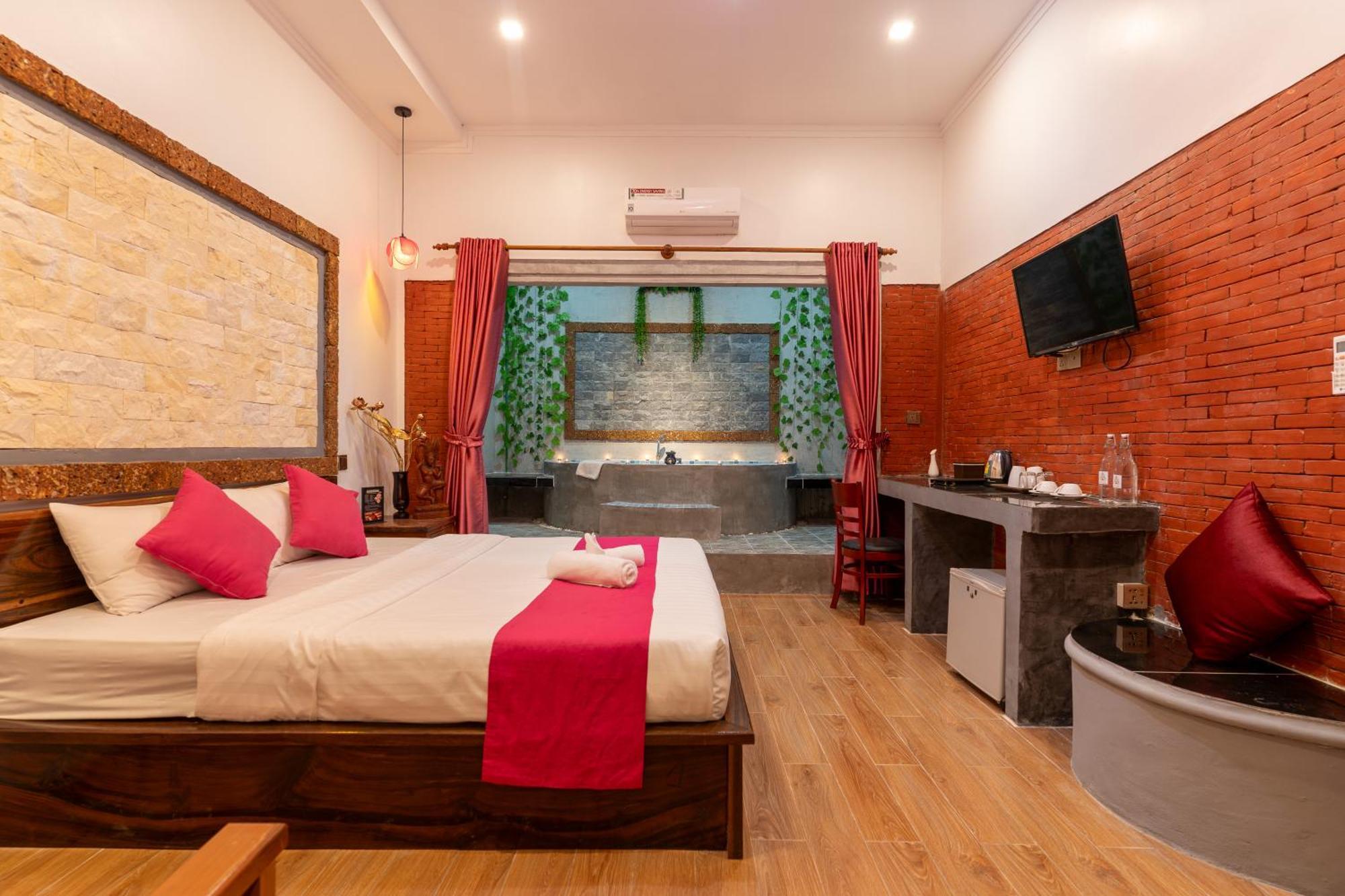 לינה וארוחת בוקר סיאם ריפ Angkor Rithy Boutiquese מראה חיצוני תמונה